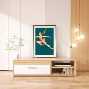 The Ballerina Dance Canvas Print – Elegant Ballet Wall Art for Home Decor