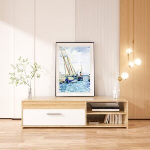 Marine Scene Art Print – Nautical Wall Art for Coastal Home Decor