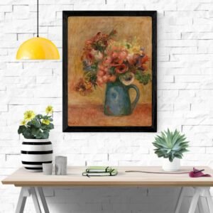 Vase of Flowers Art Print – Elegant Floral Still Life for Home Decor