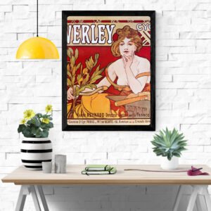 Waverley Cycles Art Print – Vintage Bicycle Poster for Home Decor