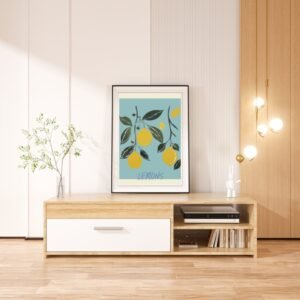 Wall Poster “Twigs of Lemons” – Vibrant Citrus Wall Art, Kitchen Decor, Botanical Home Decoration