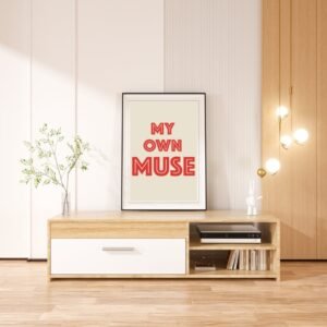 My Own Muse Art Print – Inspirational Wall Decor, Personal Reflection, Artistic Home Decoration