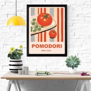 Pomodori Napoli, Italia Art Print – Italian Tomato Still Life, Kitchen Wall Decor