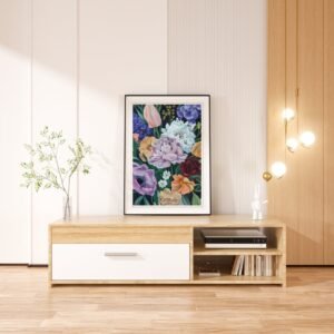 Flower Painting Art Print – Botanical Wall Decor, Floral Home Decoration