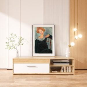 Amedeo Modigliani – Woman with Red Hair Poster Print – Classic Art for Home Decor