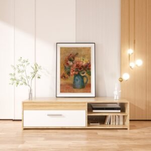 Vase of Flowers Art Print – Elegant Floral Still Life for Home Decor