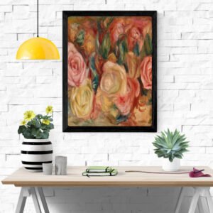 Textured Floral Art Print – Available in Multiple Sizes for Modern Home Decor