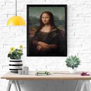 Mona Lisa Artwork Print – Iconic Portrait, Classic Wall Decor